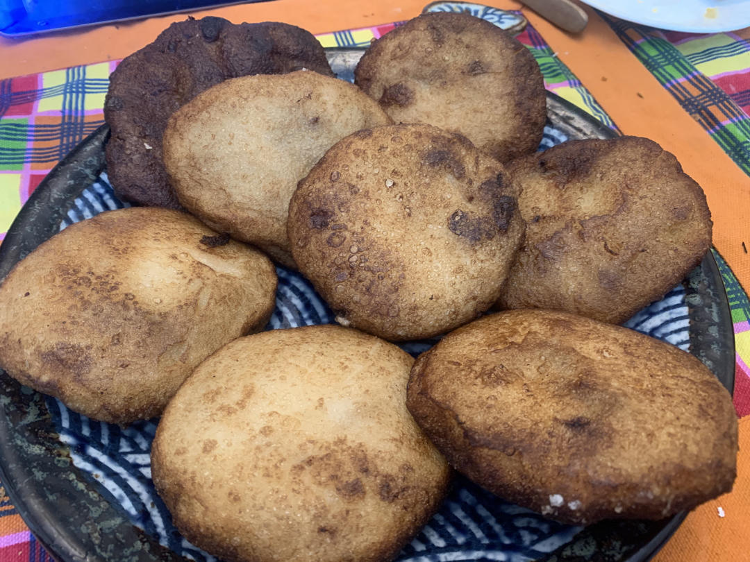 东北油炸糕（糯米粉豆沙馅儿）不翻车很简单