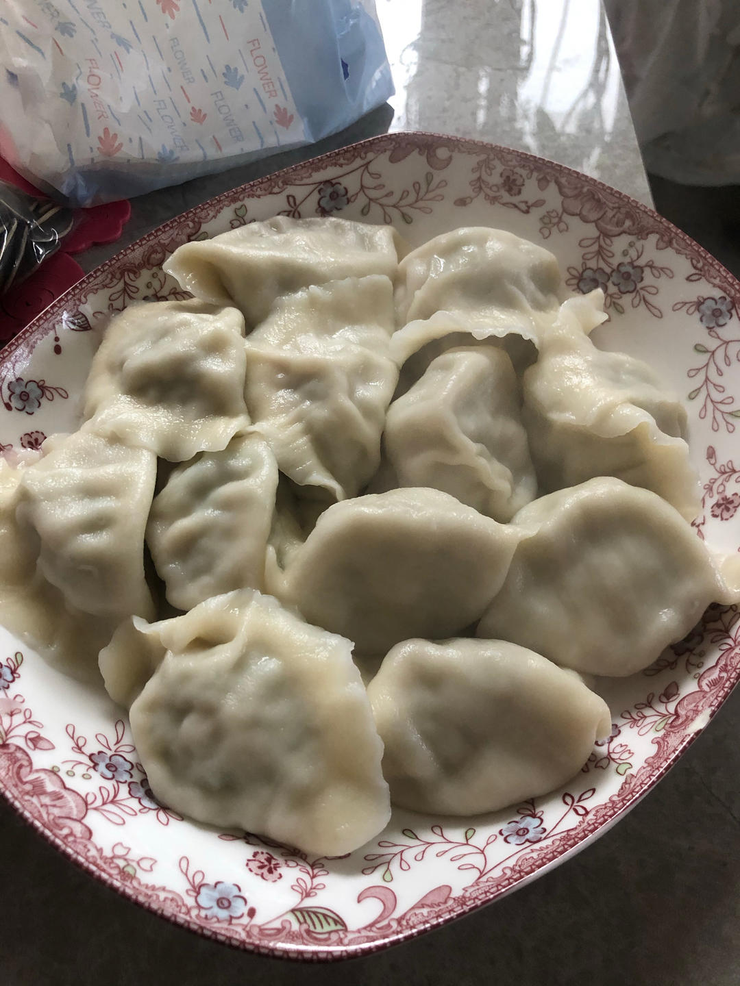 青椒猪肉馅水饺