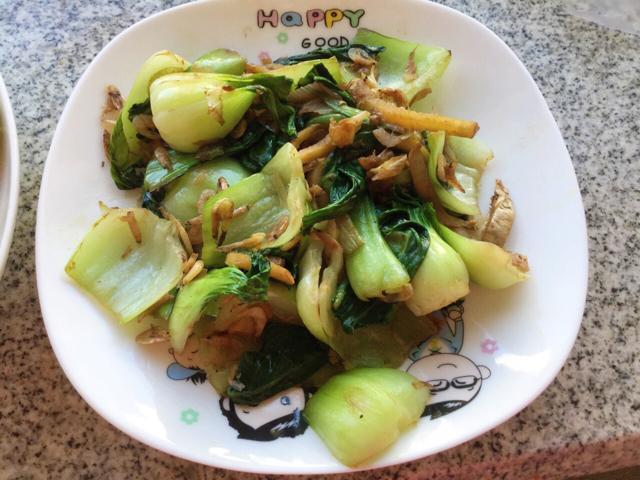 虾皮清炒小油菜