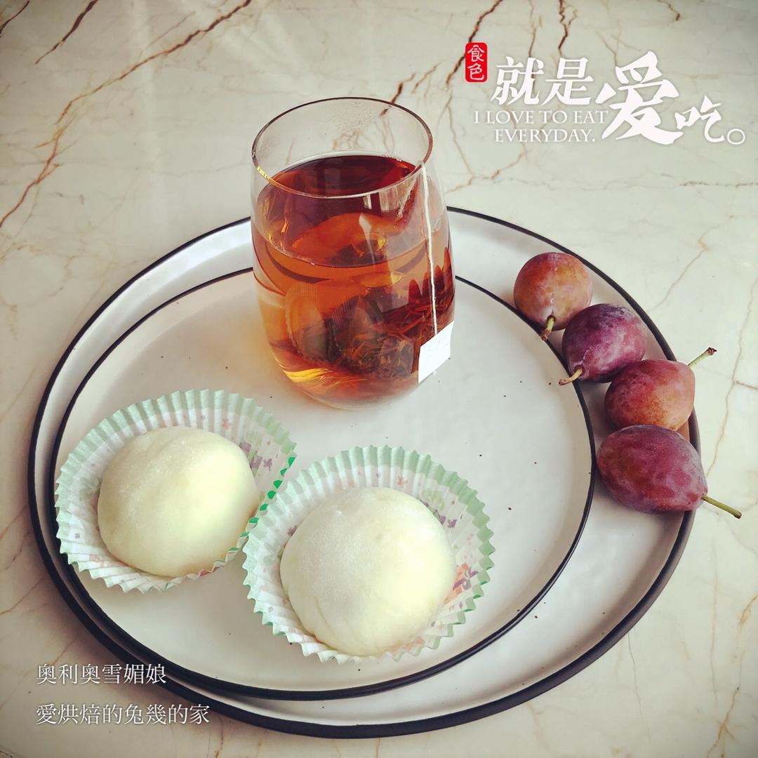 腹黑白胖子——奥利奥雪媚娘