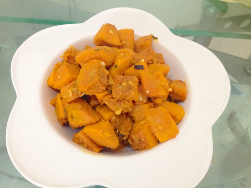 咸蛋焗南瓜（全蛋版）