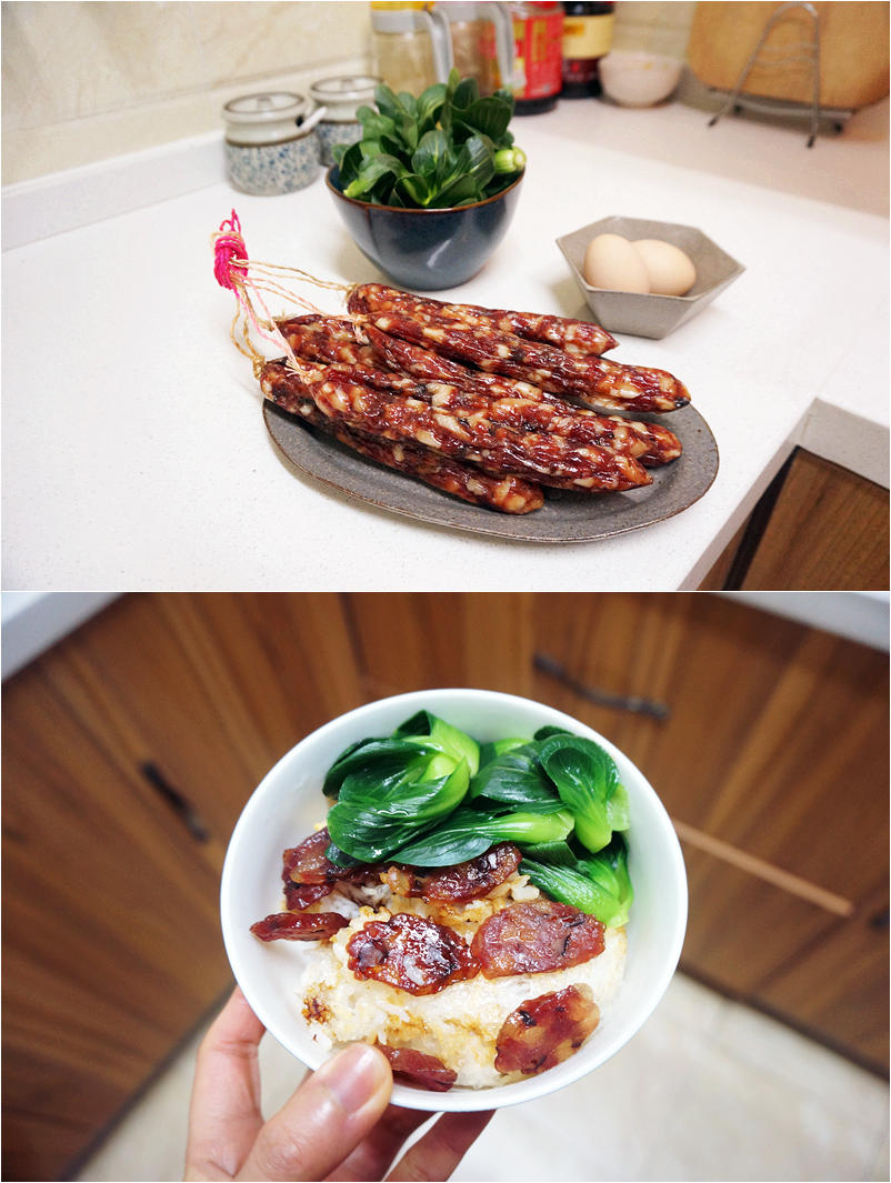 香肠煲仔饭