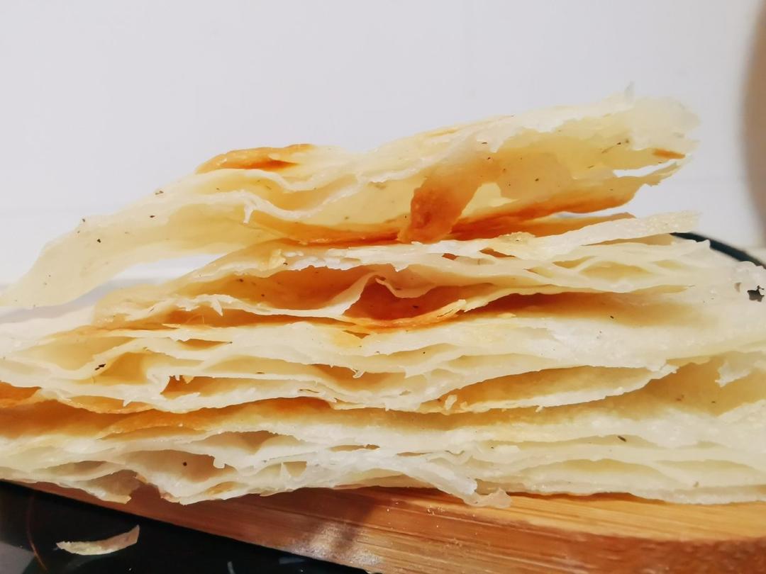 层次分明薄如蝉翼的家常基础烙饼