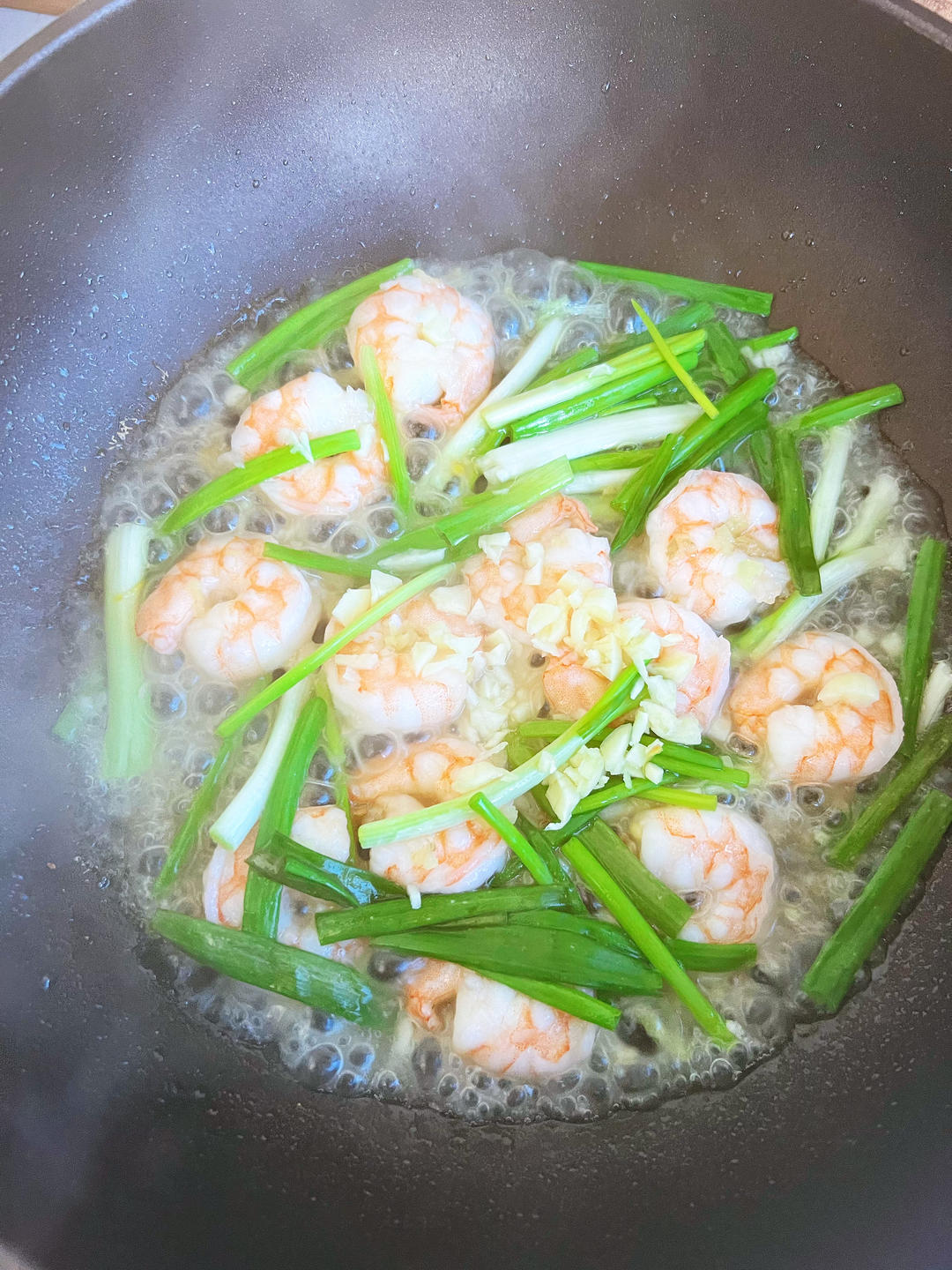 葱爆虾仁
