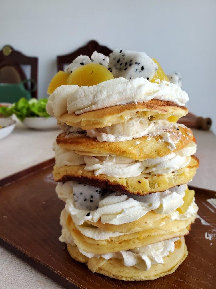Pancake草莓奶油蛋糕