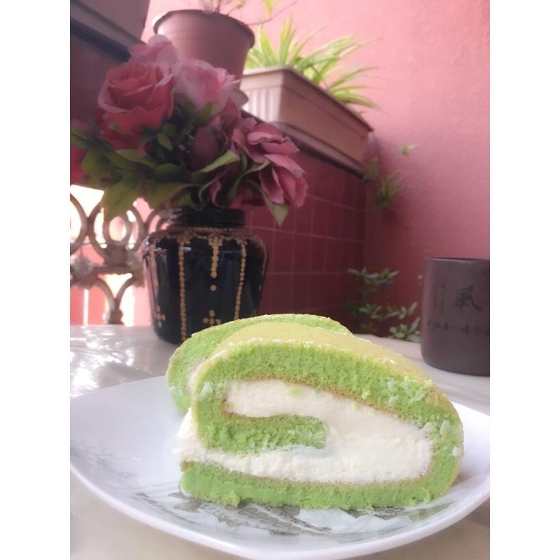 蛋糕卷.....一抹清新的绿色