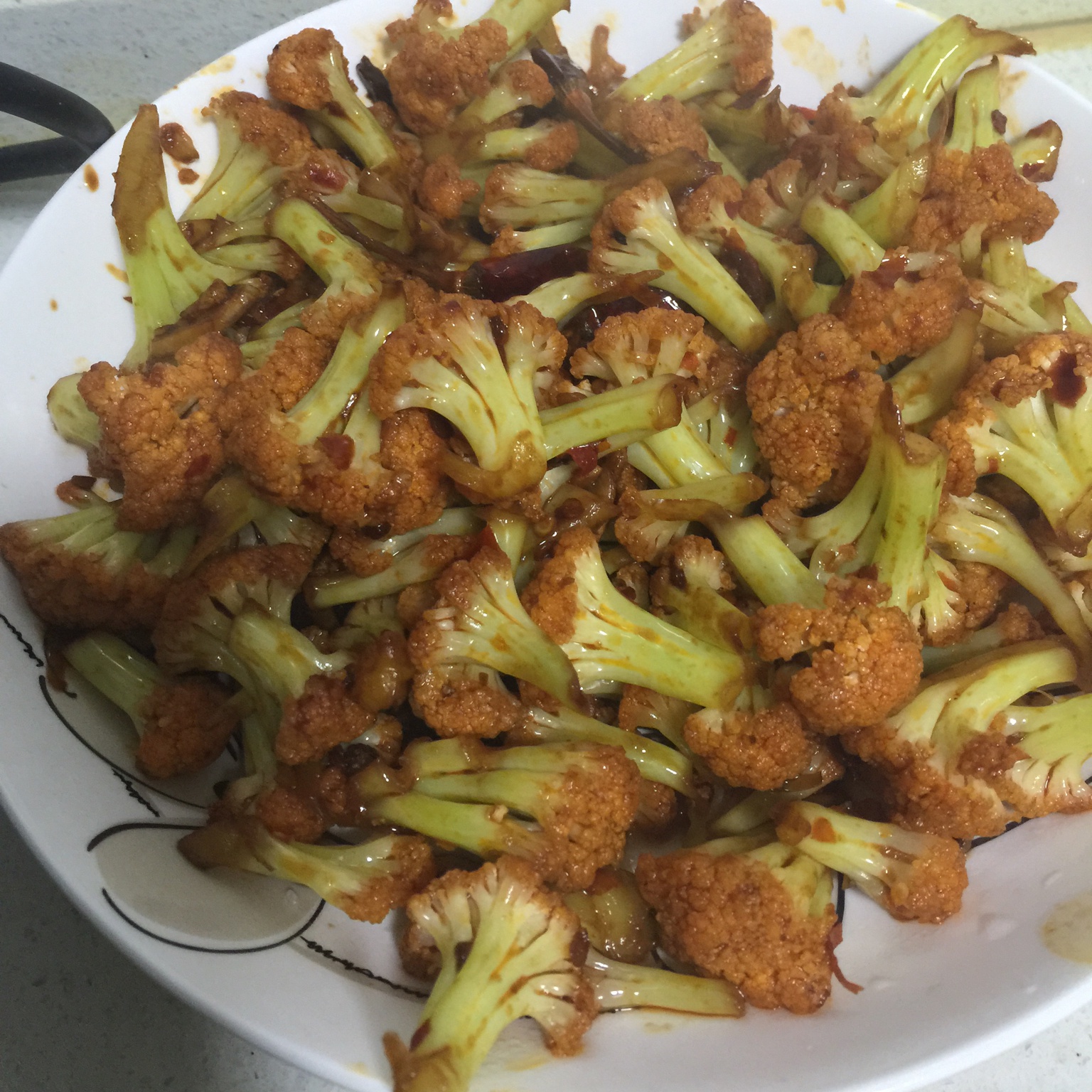 很“浪费”米饭的家常菜之一-------干锅菜花