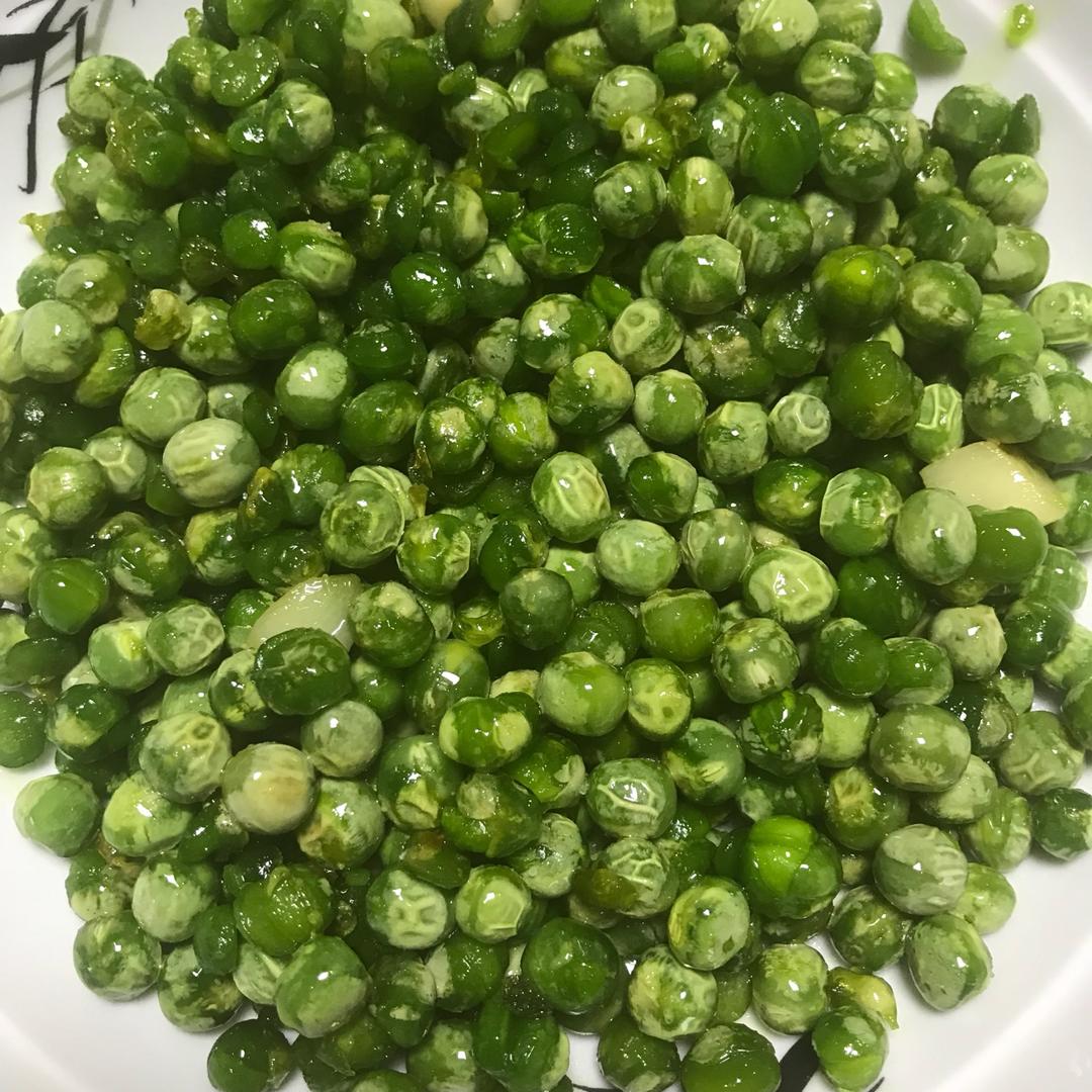 清炒豌豆米