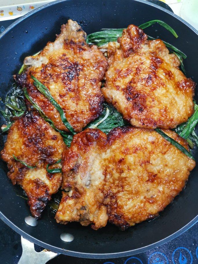 超嫩超香的葱烤大排