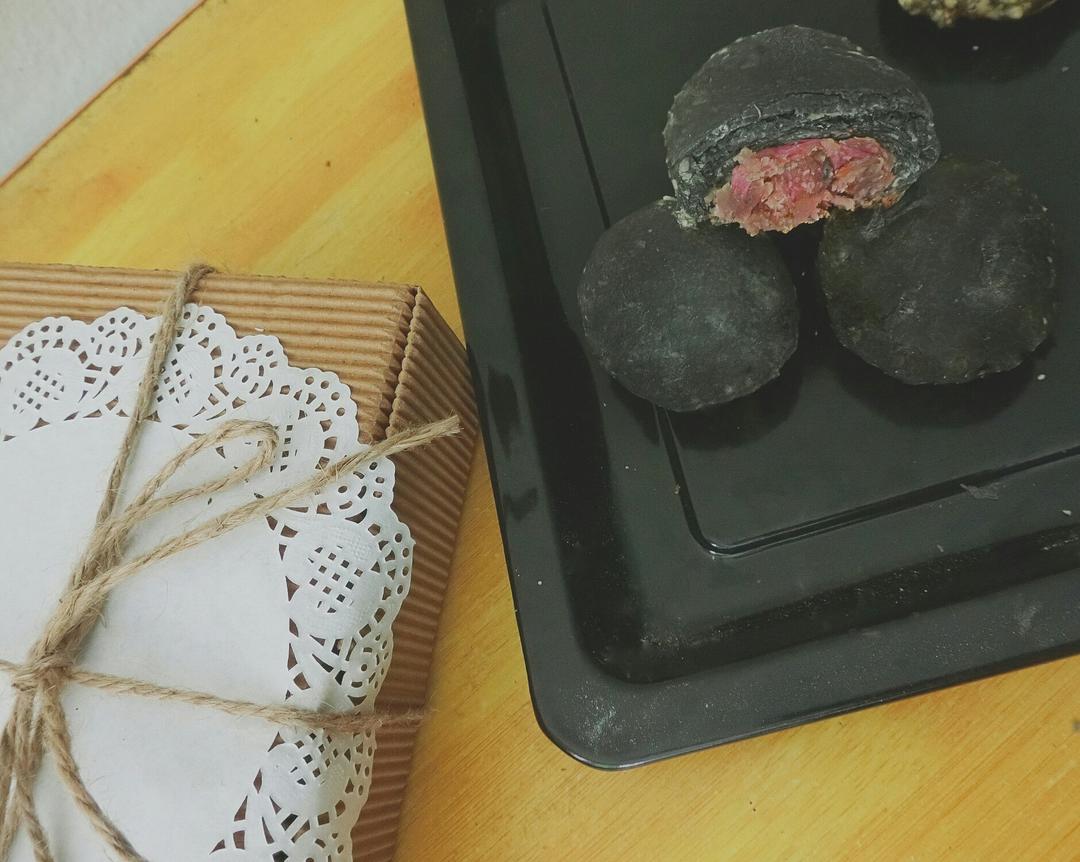 紫薯鲜花饼 玫瑰饼