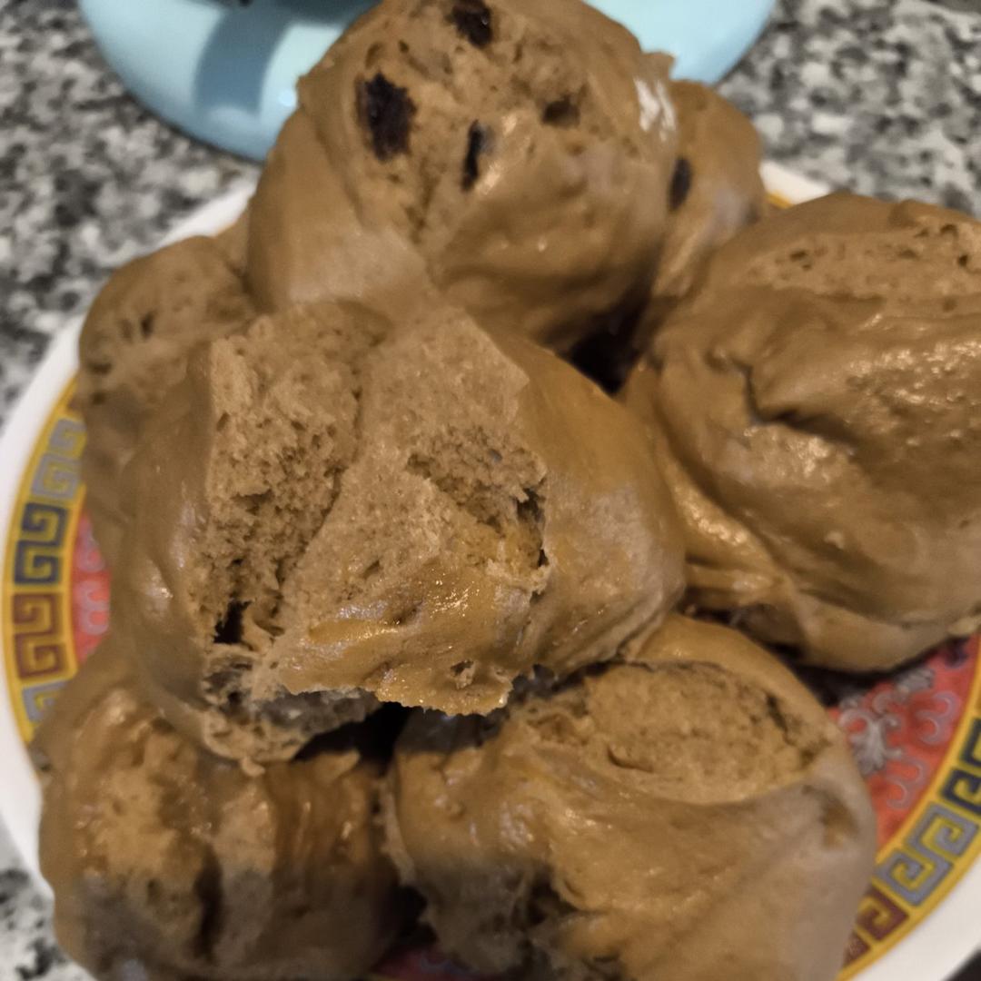 妥妥的红糖开花馒头