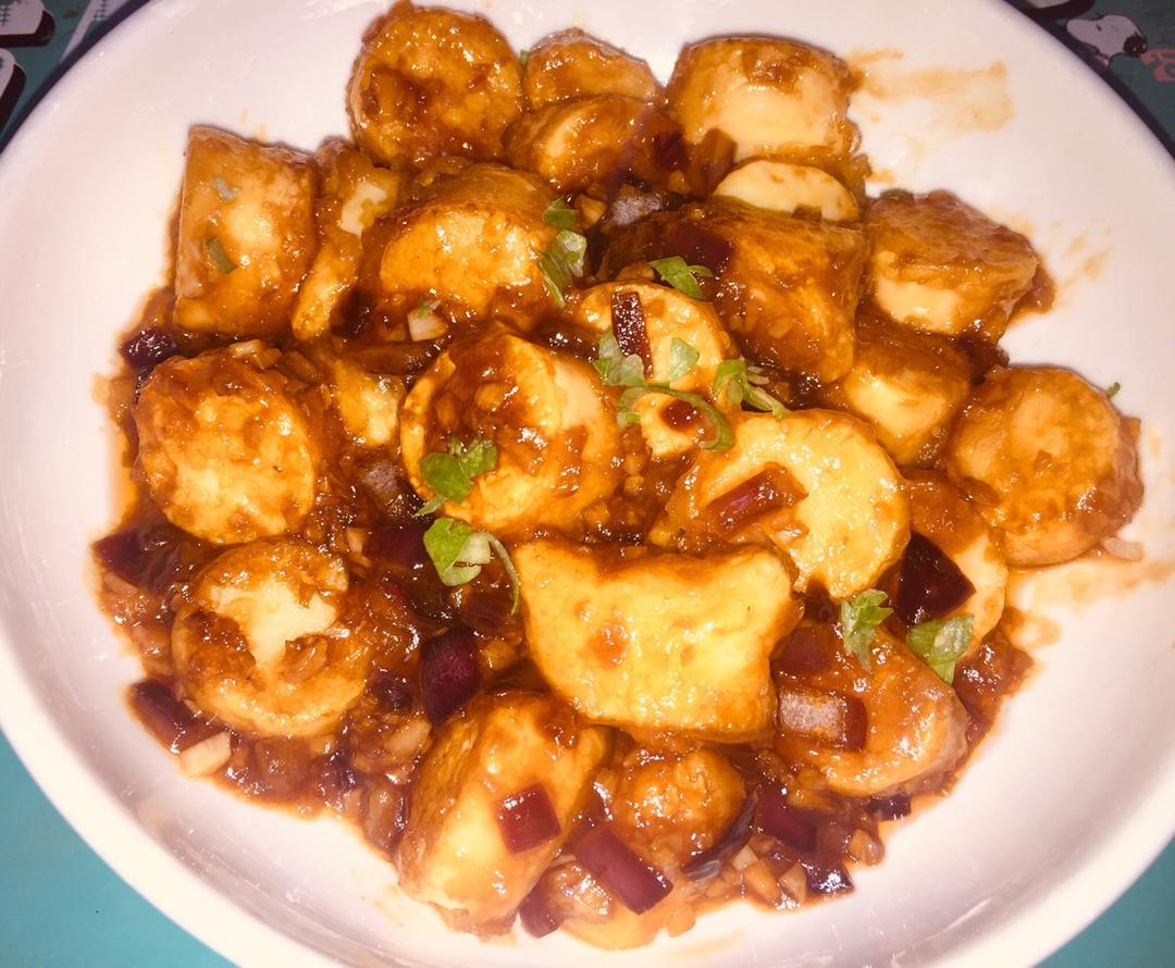 天选之女做的脆皮日本豆腐脆皮日本豆腐日式首页登录注册作品动态菜单