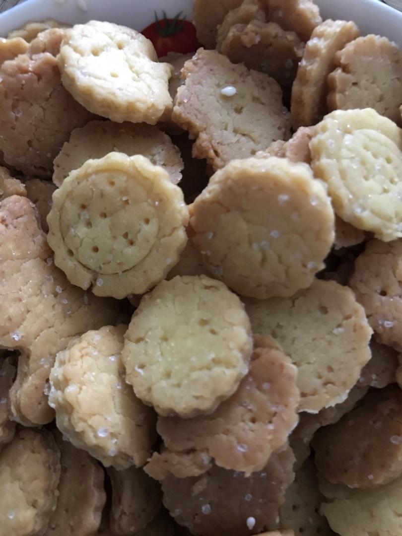 自制网红饼干-日式海盐小饼干（日式小圆饼干）