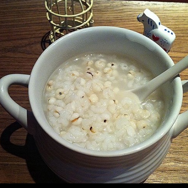 全职宅女coco做的白米薏仁粥