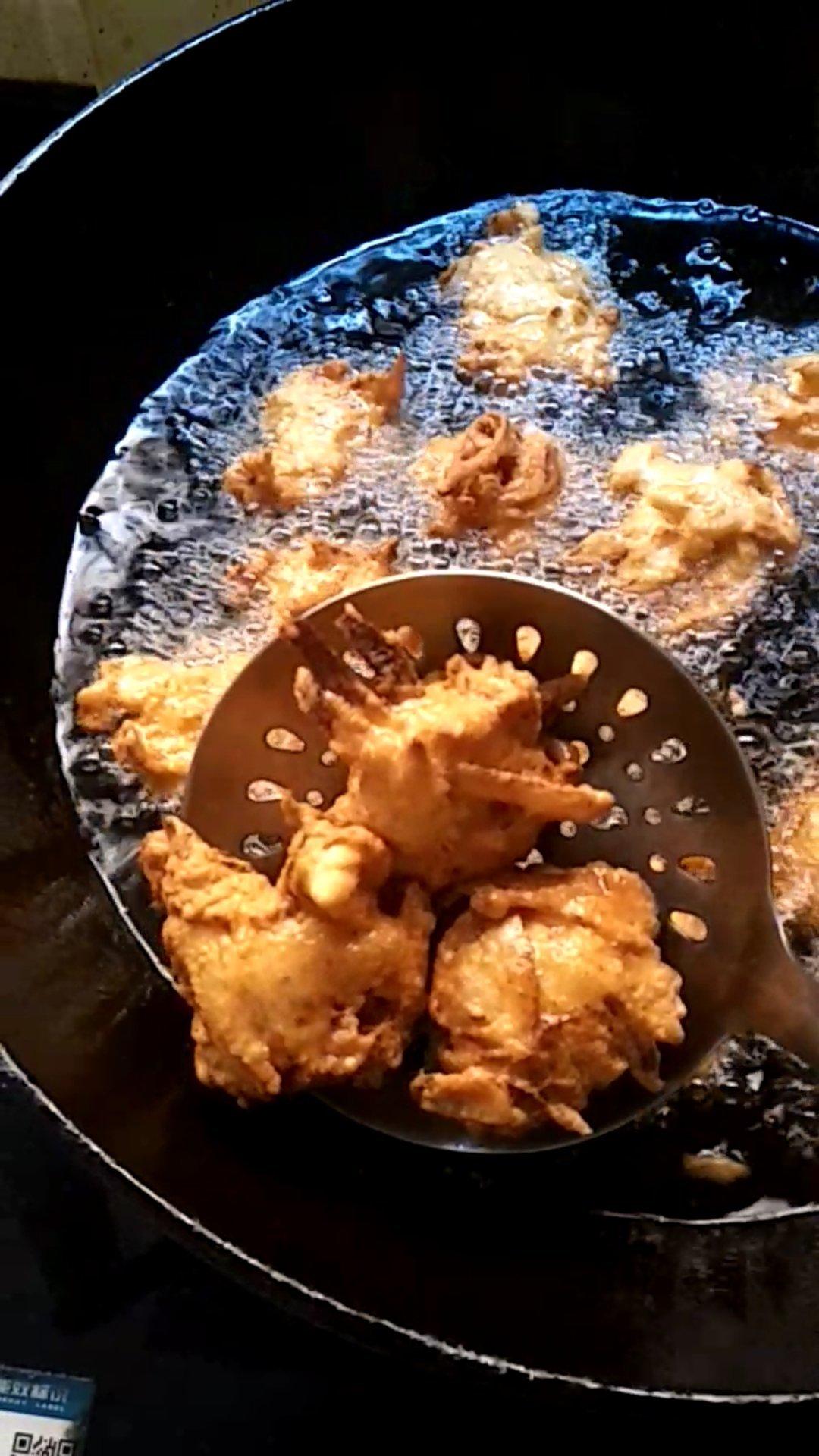 小时候吃的炸萝卜丸子