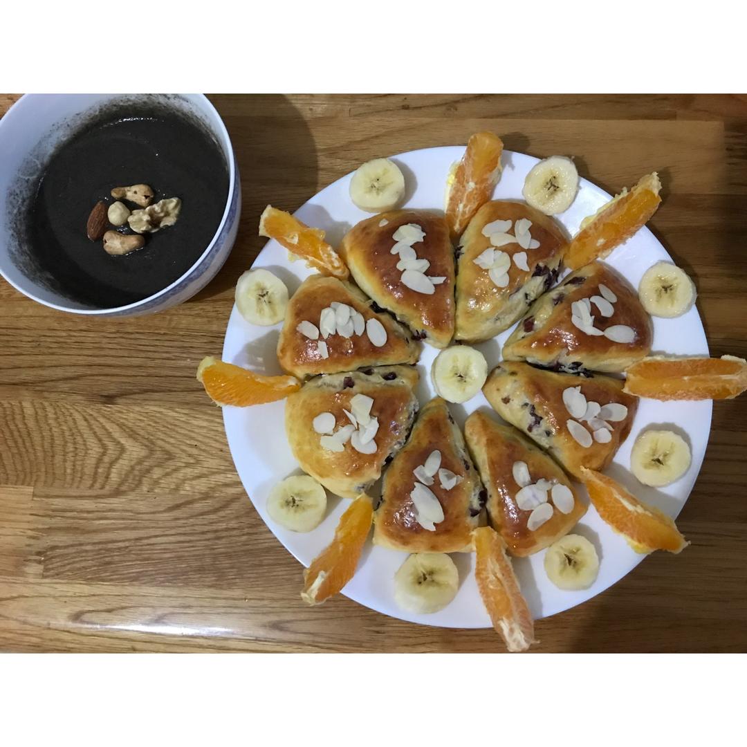 葡萄干司康（酵母版）