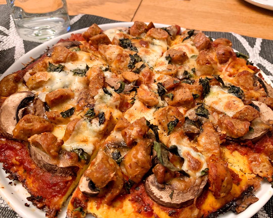 生酮低碳— 椰子粉披萨的做法