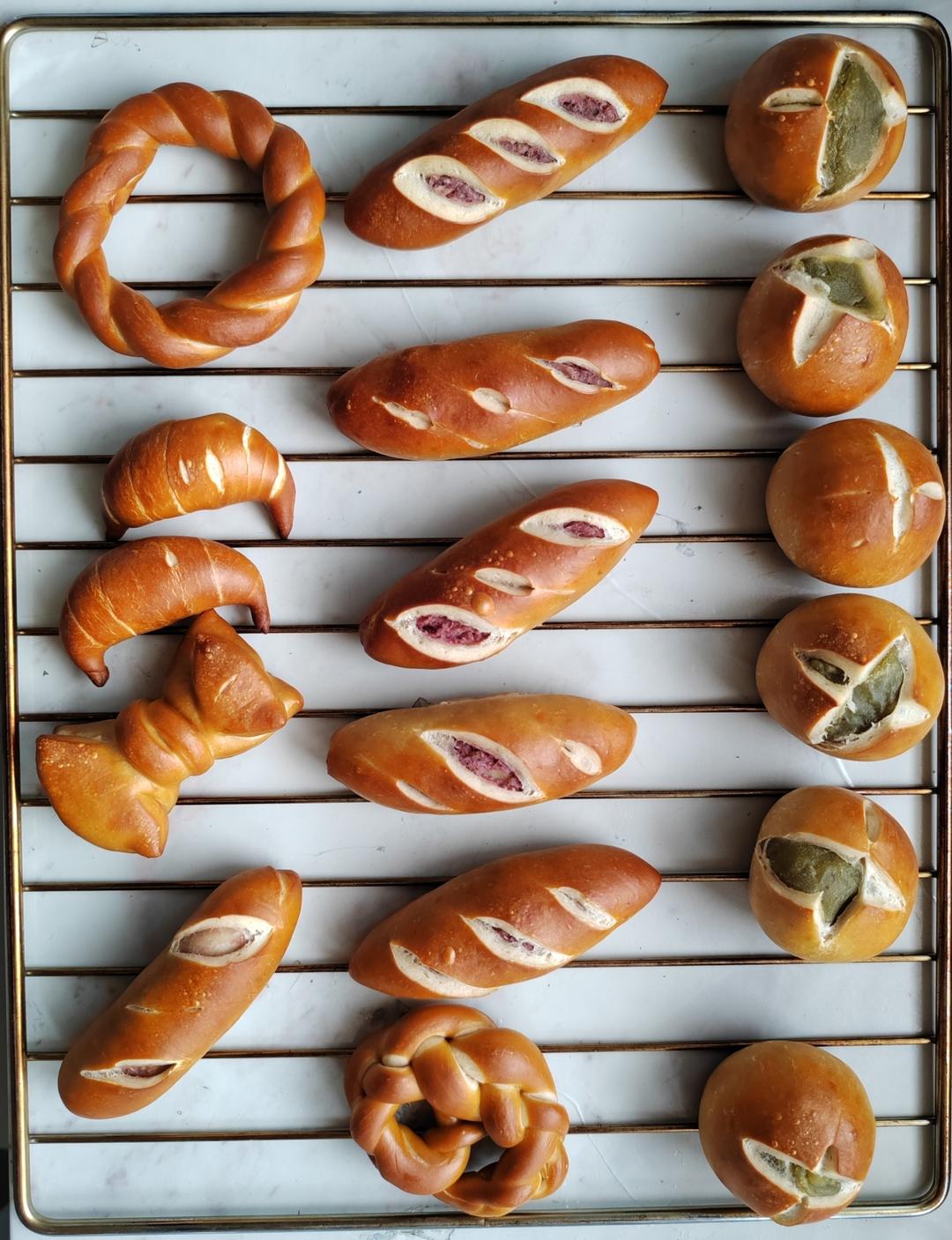 无糖全麦碱水包