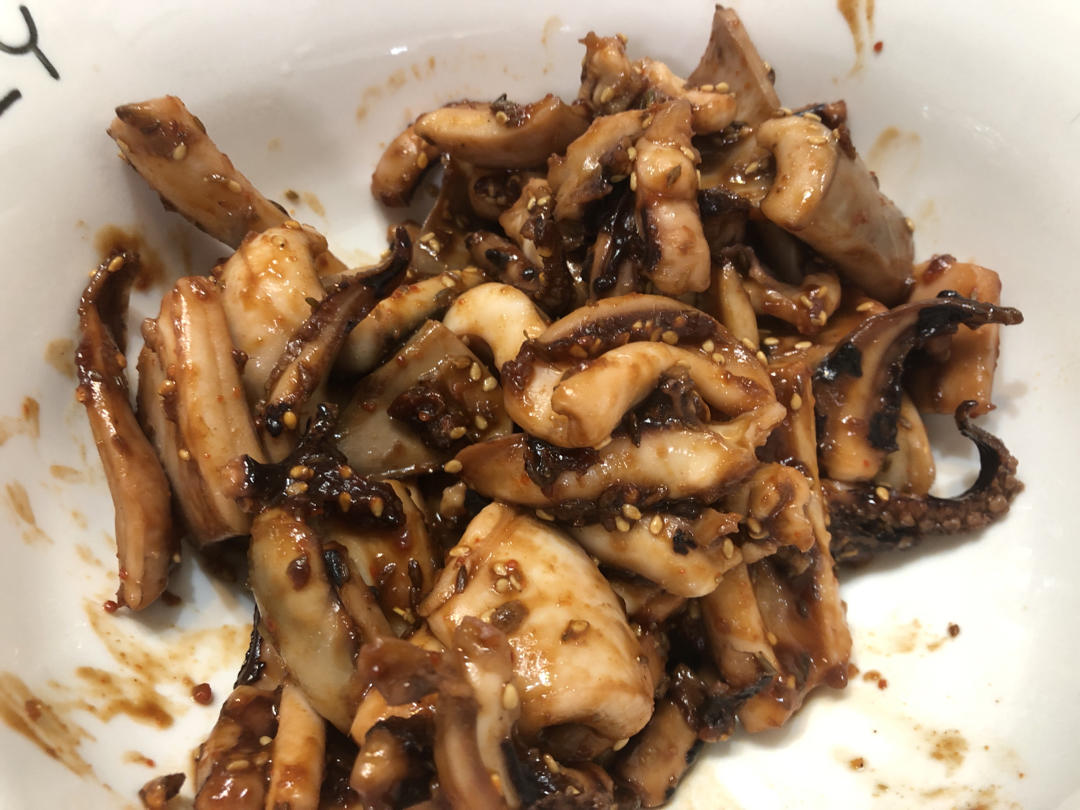 平底锅版铁板鱿鱼