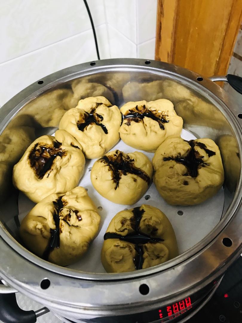 红糖开花大馒头——补身益颜的！