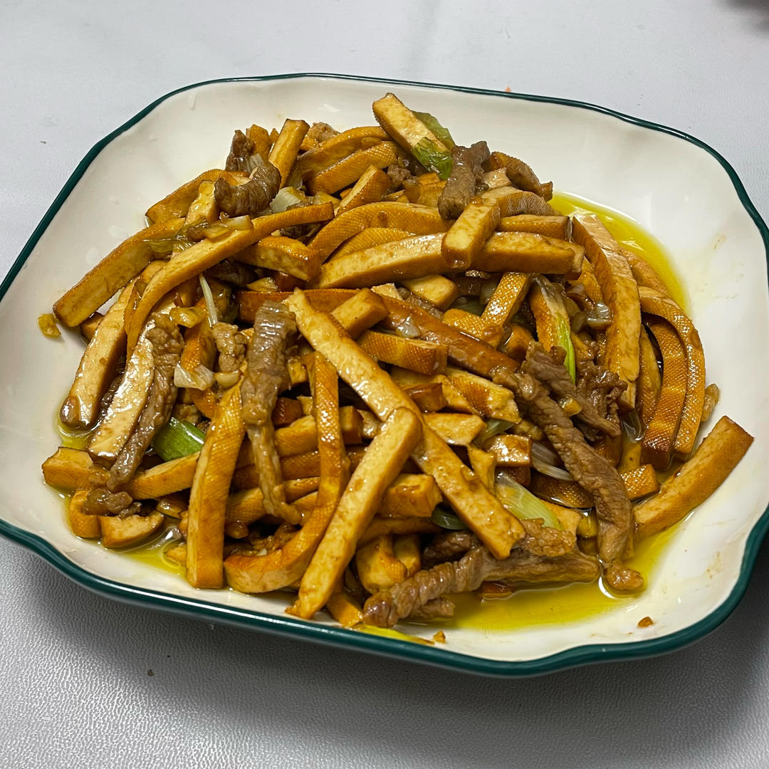 豆干炒肉丝