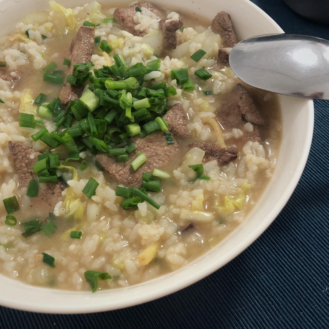 生滚猪肝瘦肉粥
