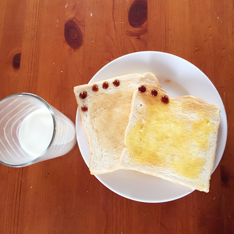 芝士鸡蛋面包片