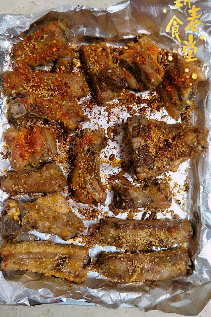 燕子1989-9-2做的烤排骨(烤箱版)