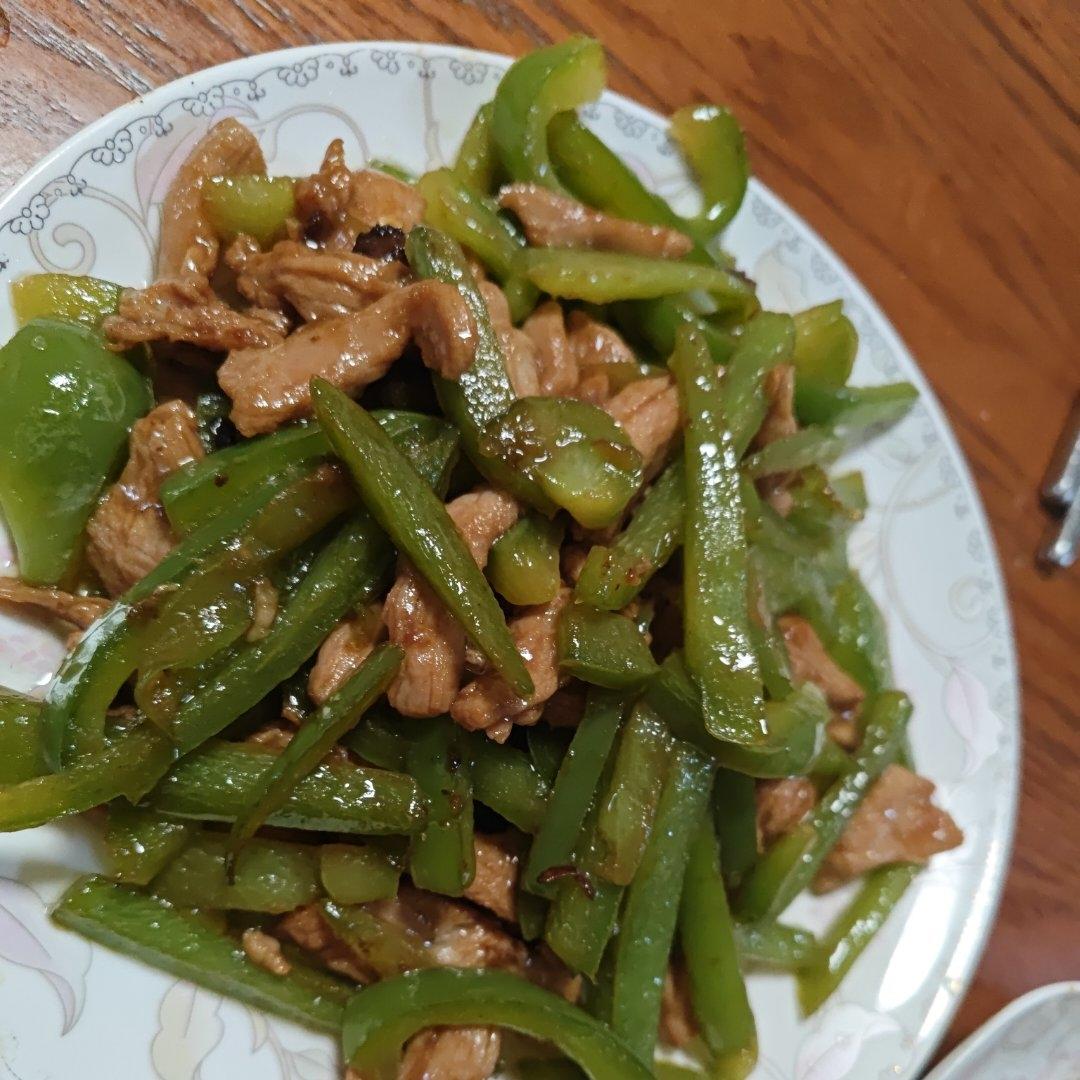 青椒炒肉丝