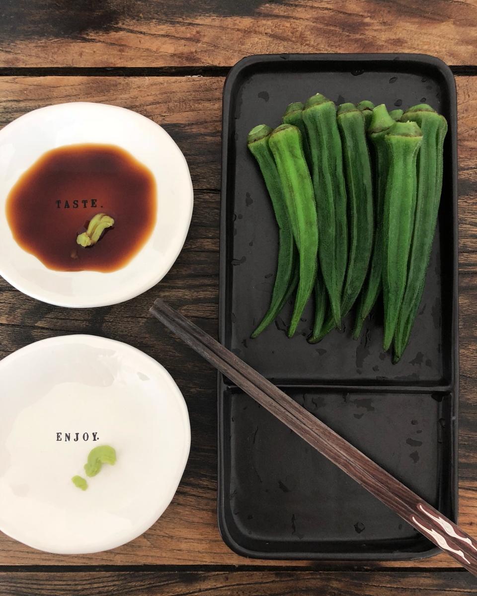 秋葵刺身