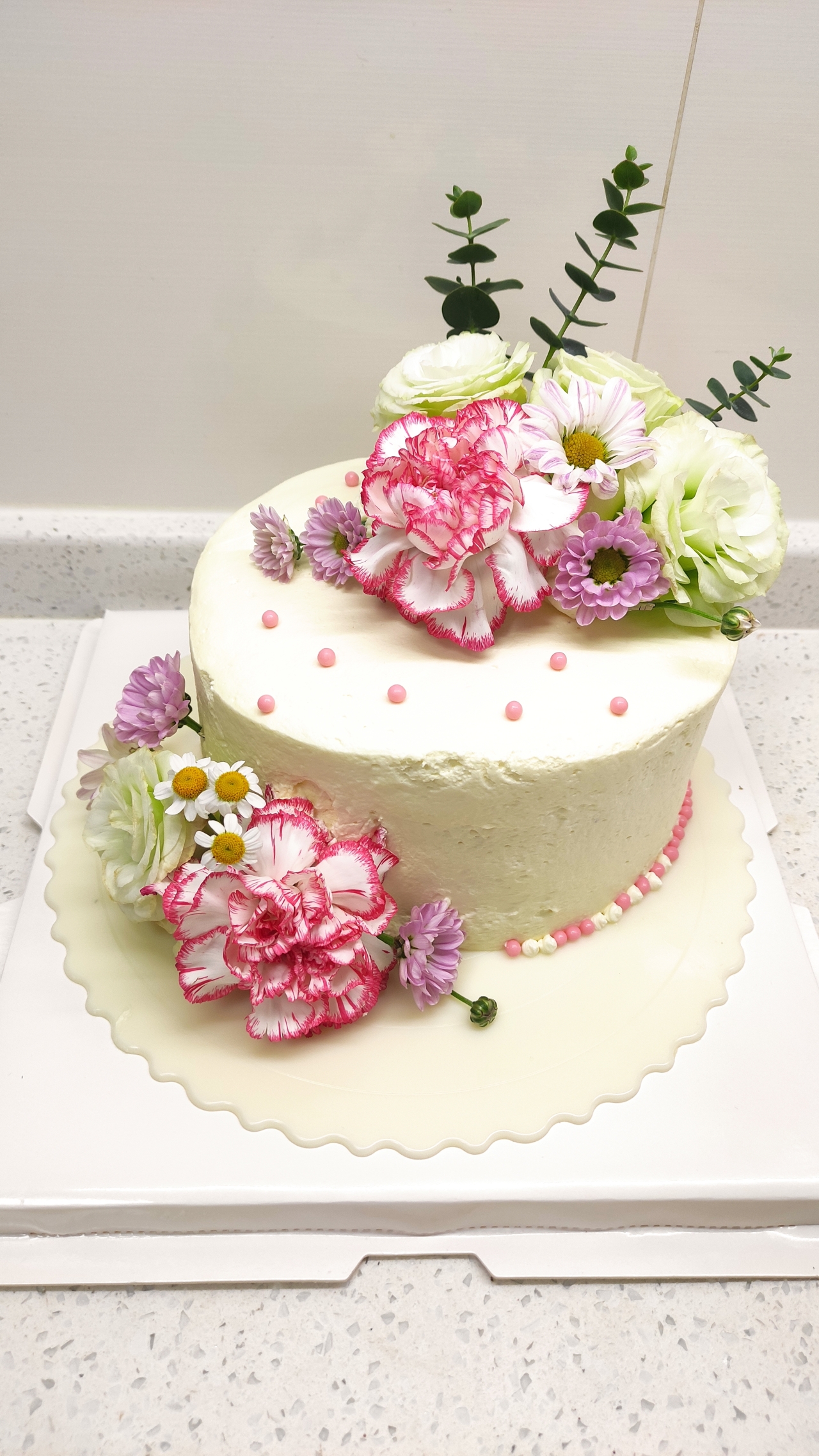 鲜花蛋糕|抹面详解+又美又快的花装饰