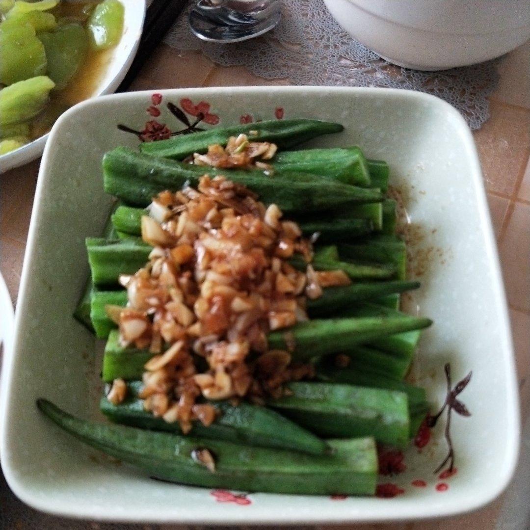 蒜蓉秋葵