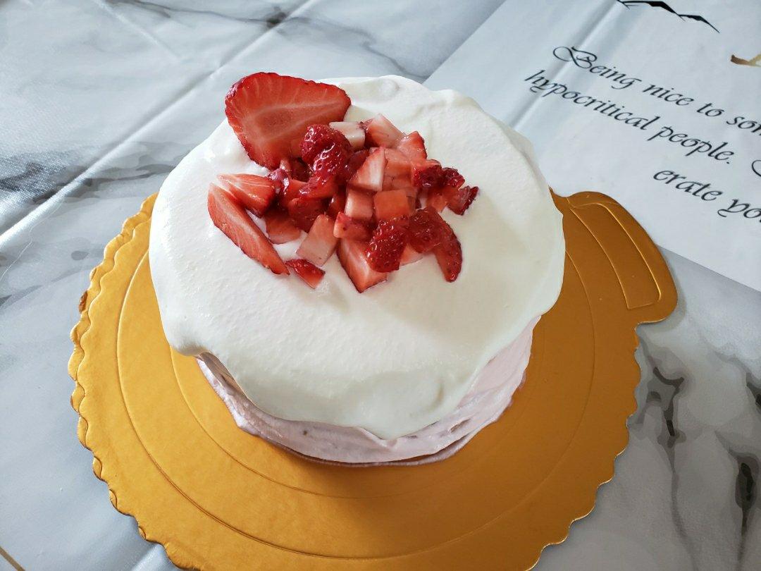 戚风蛋糕草莓蛋糕🍓水果蛋糕
