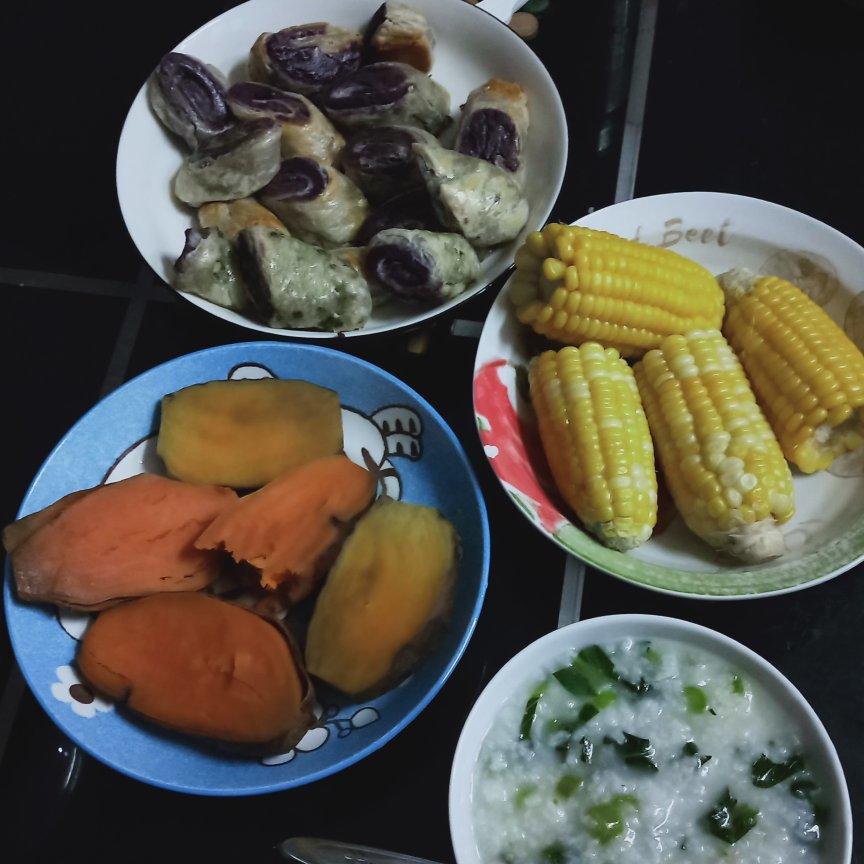 超快手抓饼版紫薯酥，不用揉面叠被子噢