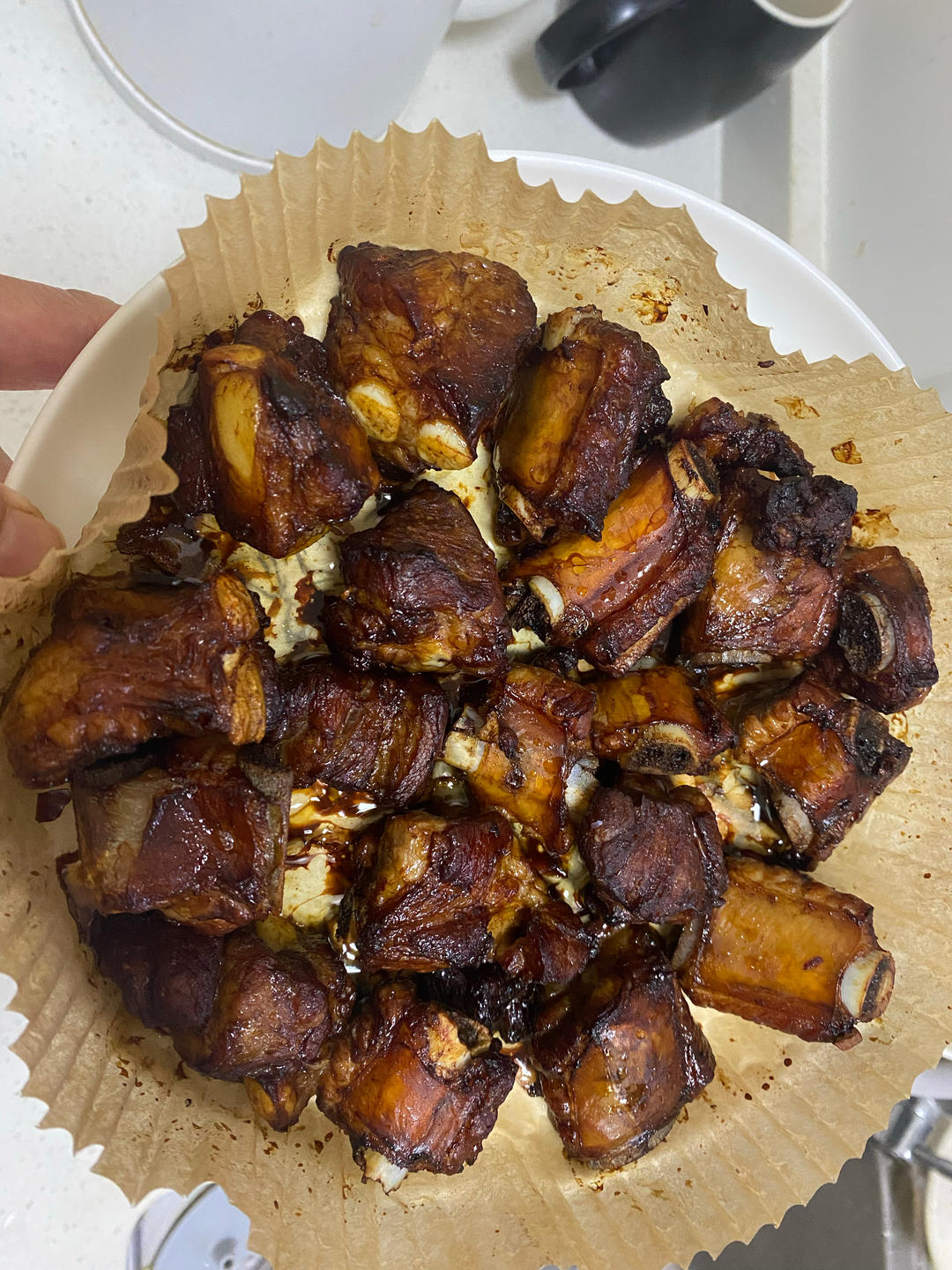 空气炸锅蒜香排骨，巨香巨好吃，简单易操作