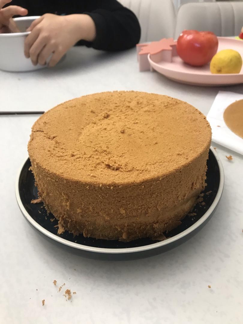 6寸原味戚风蛋糕