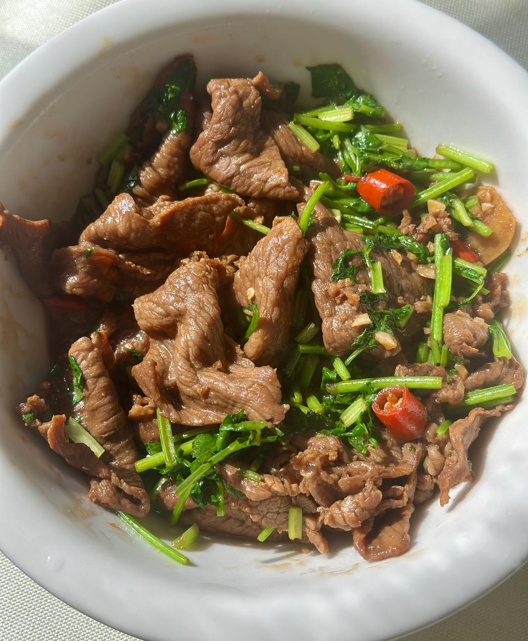 香菜牛肉