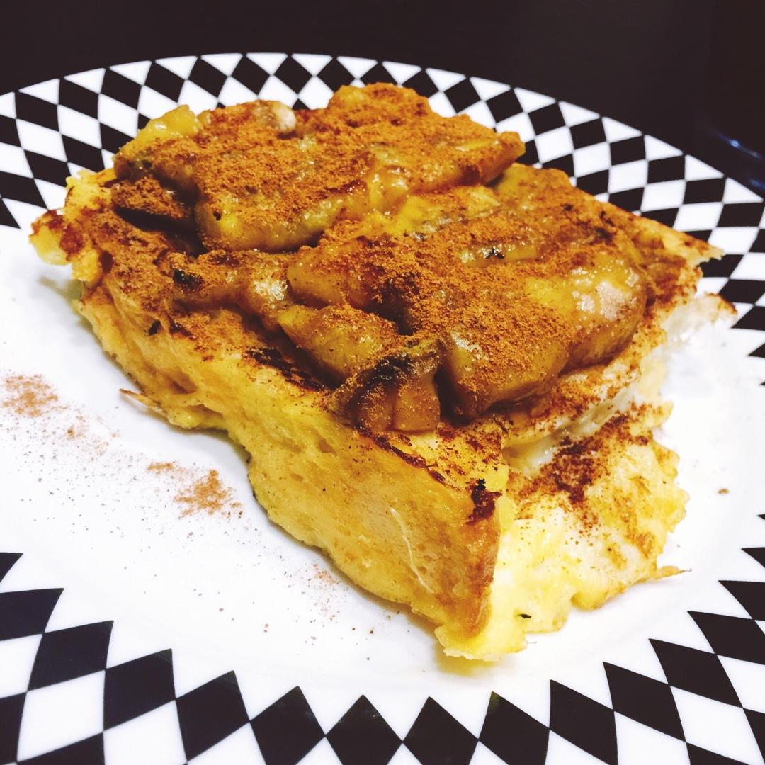 肉桂香蕉煎蛋面包