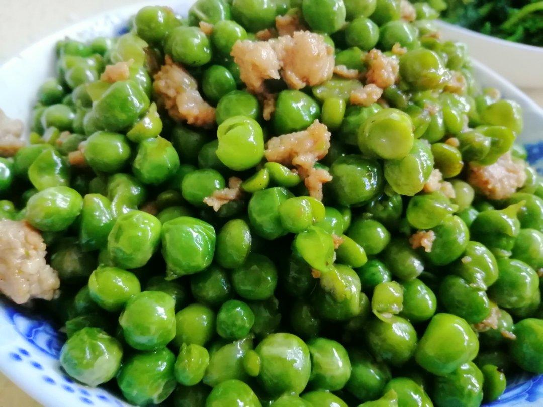 豌豆炒肉末
