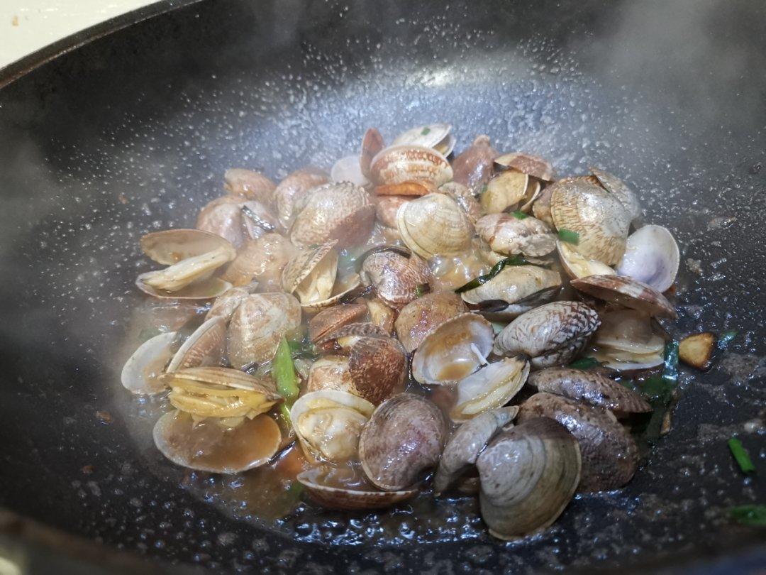 爆炒花蛤