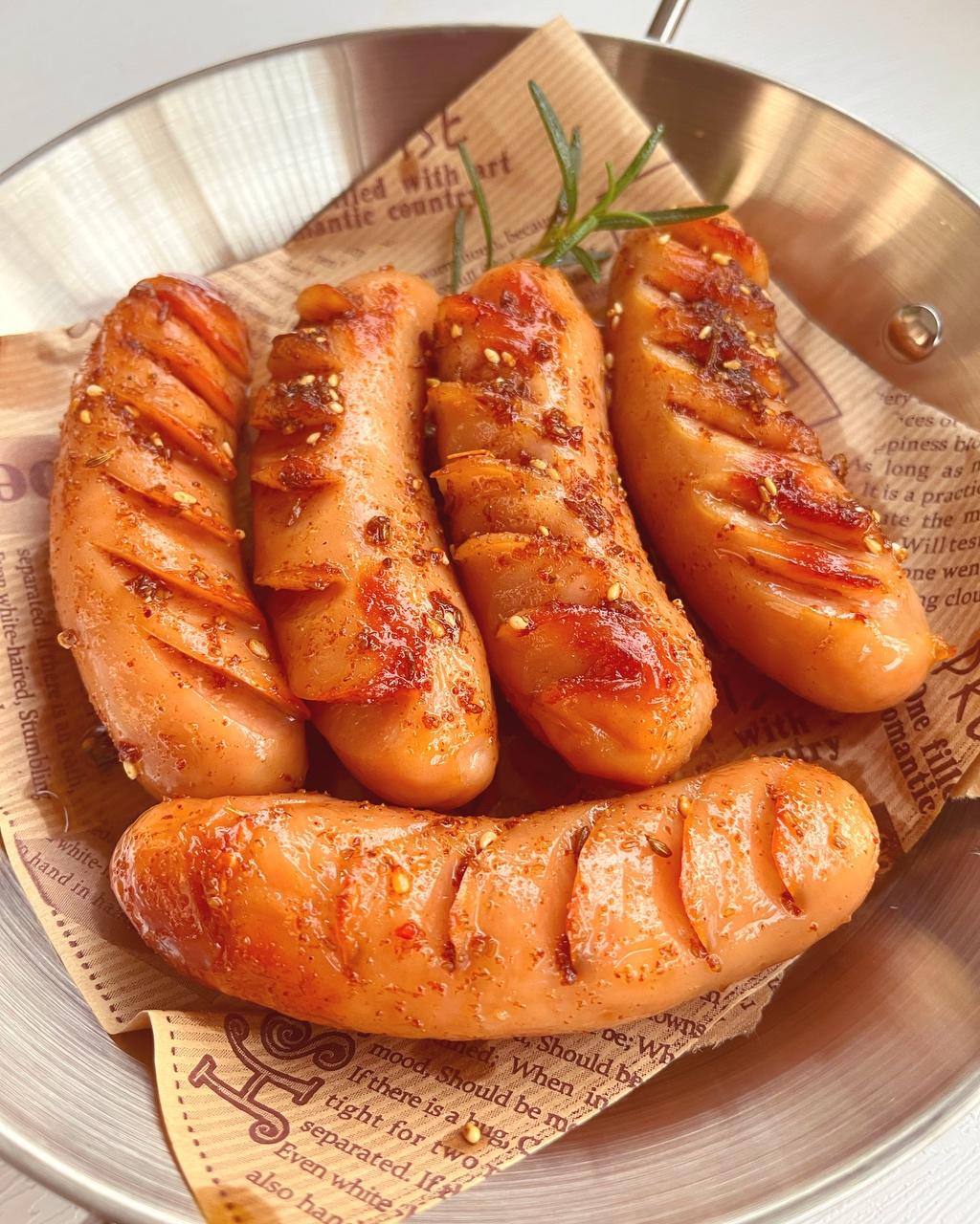 藤椒孜然烤肠的做法