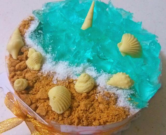 海洋椰风 慕斯蛋糕（8寸)的做法