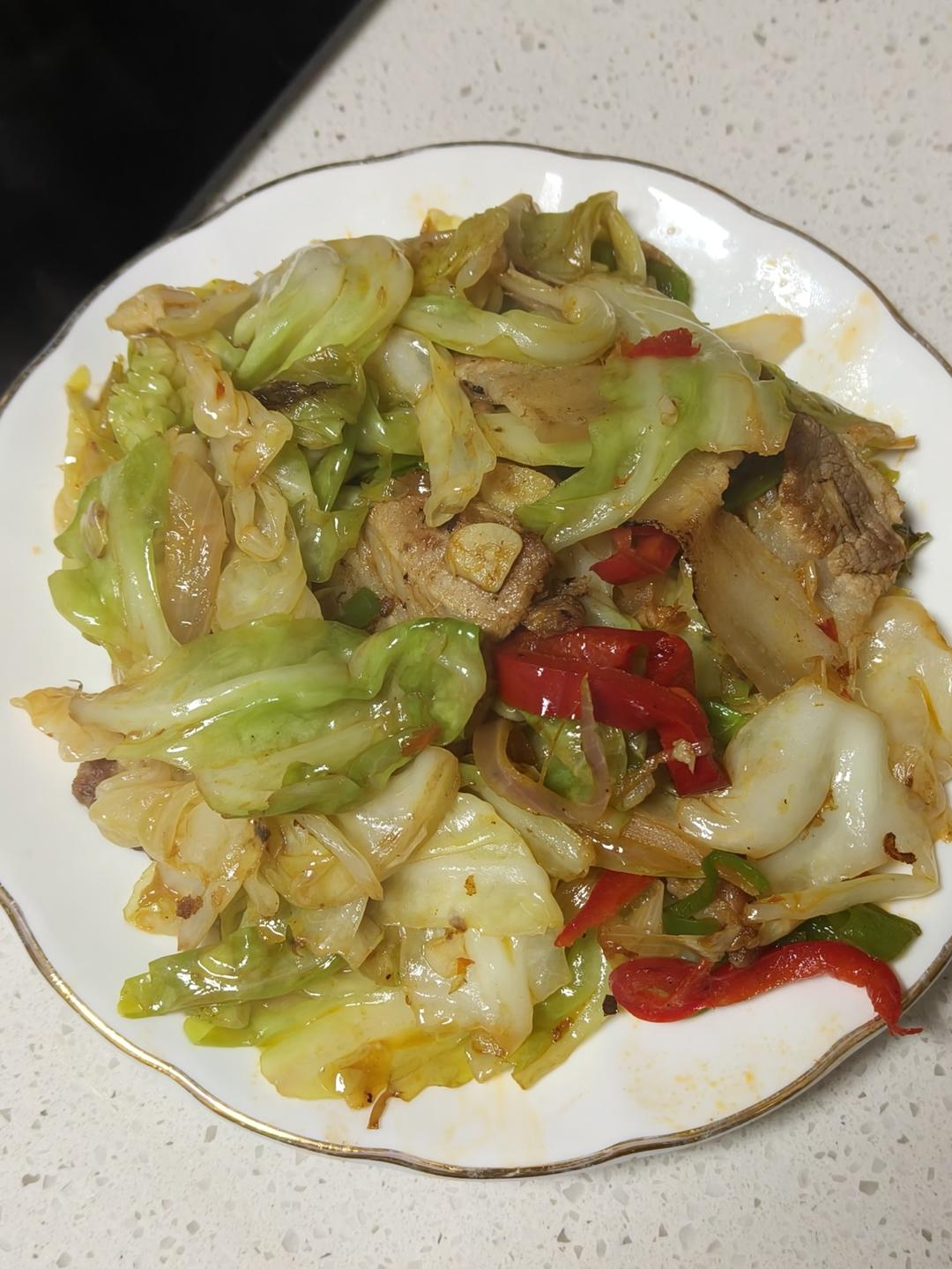 两个人一起炫饭啦！