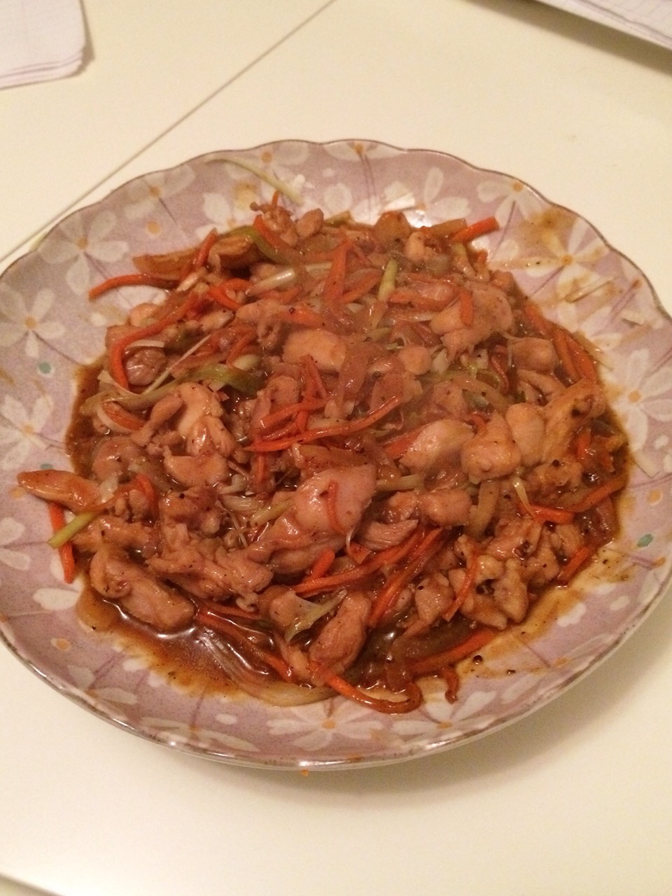 黑椒鸡柳