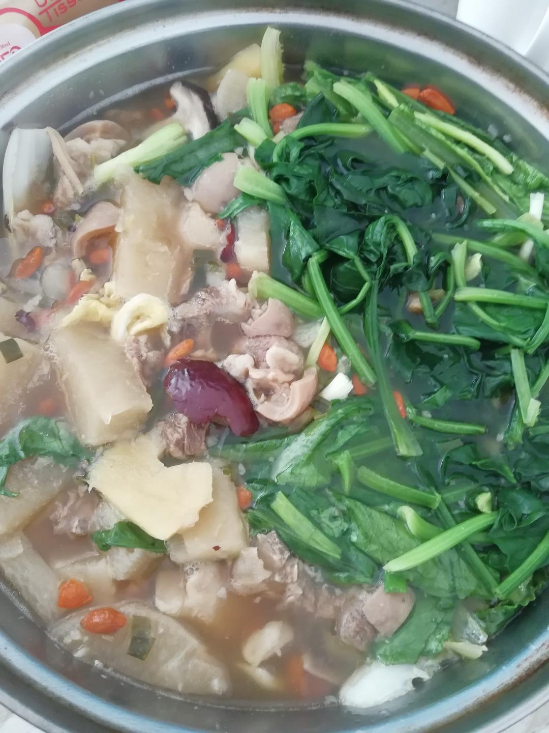 羊排羊肉煲火锅（白汤）