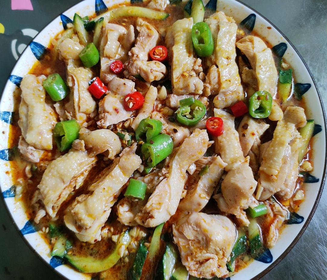 正宗川味【口水鸡】，在家一拌就搞定！