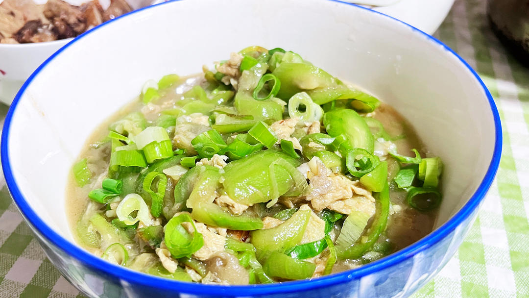 丝瓜炒蛋