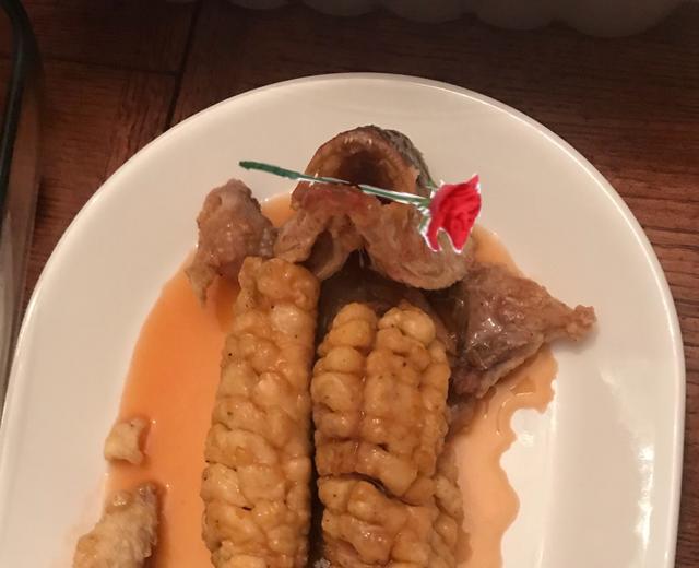 糖醋汁(松鼠鱼的做法