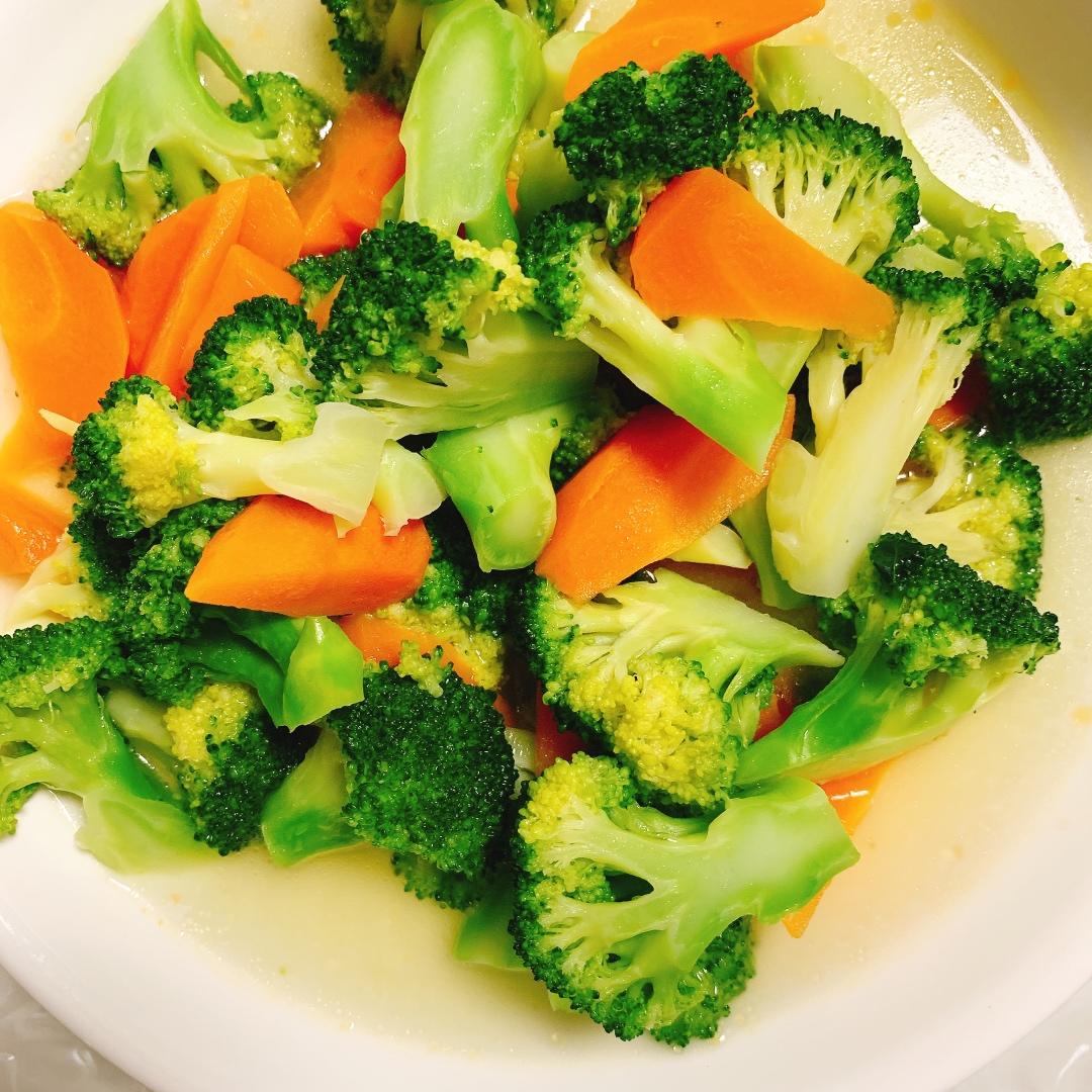 leon520做的清炒胡萝卜西兰花