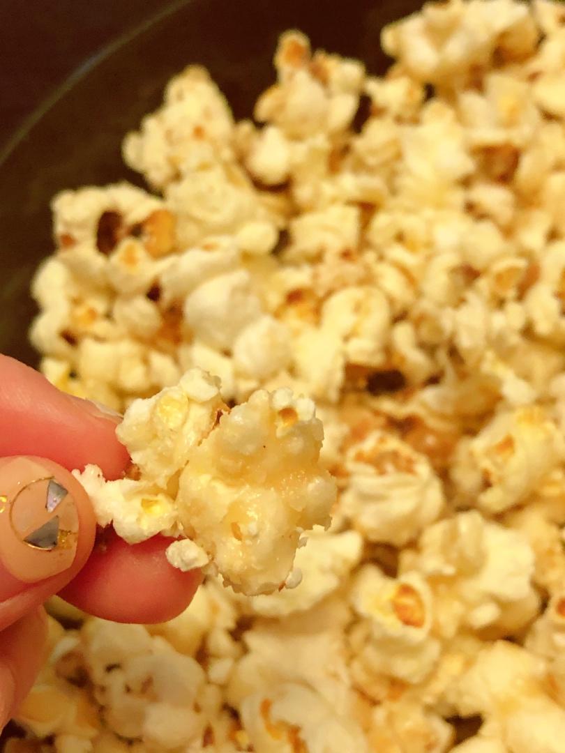 一招搞定小朋友的黄油焦糖爆米花，简单又好吃